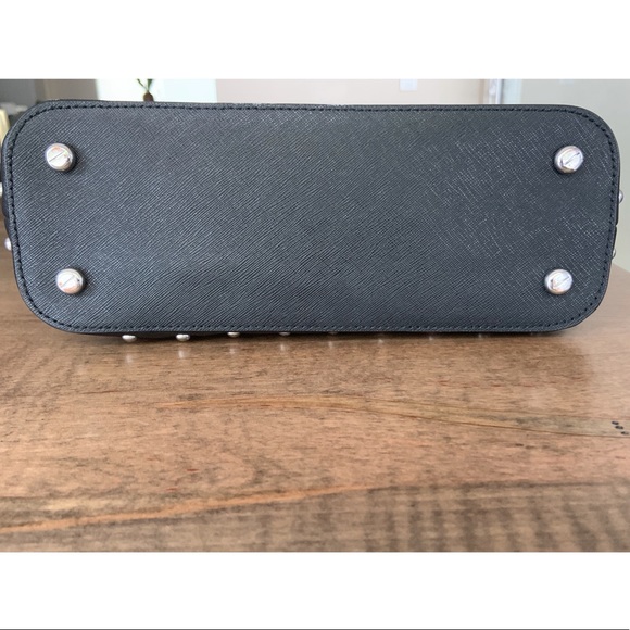 Henri Bendel West 57th Studded Tweed Satchel - Picture 5 of 9